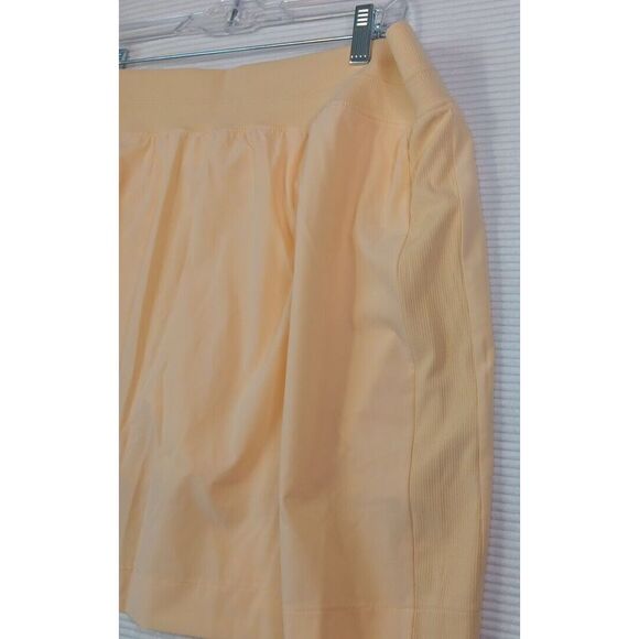 Member's Mark Women's Built-In Short Stretch Woven Active Skort Yellow XXL - Picture 11 of 11